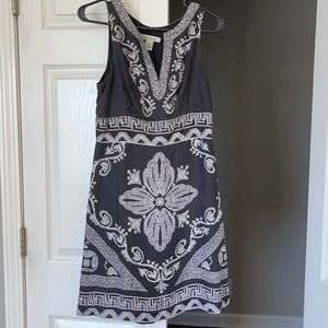 White House | Black Market Black and White Dress